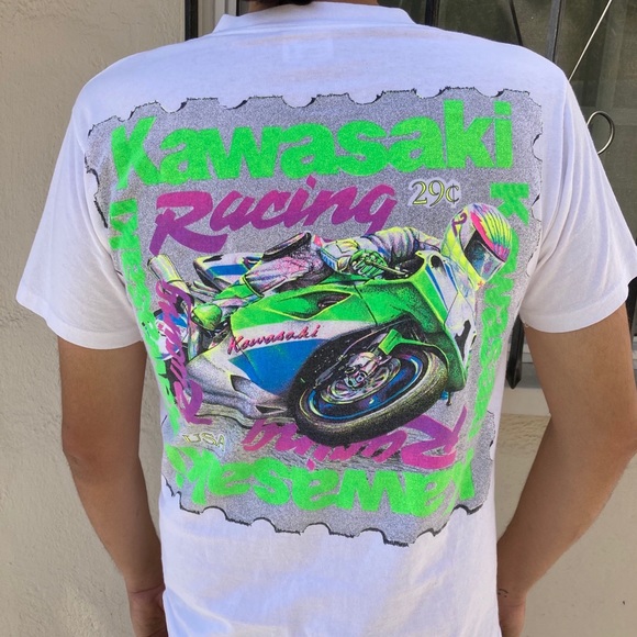 vintage kawasaki t shirt